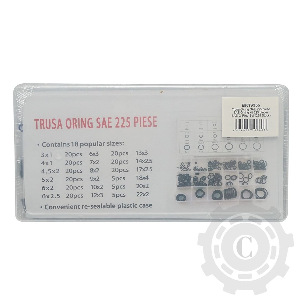 TRUSA O-RING 225 PIESE
