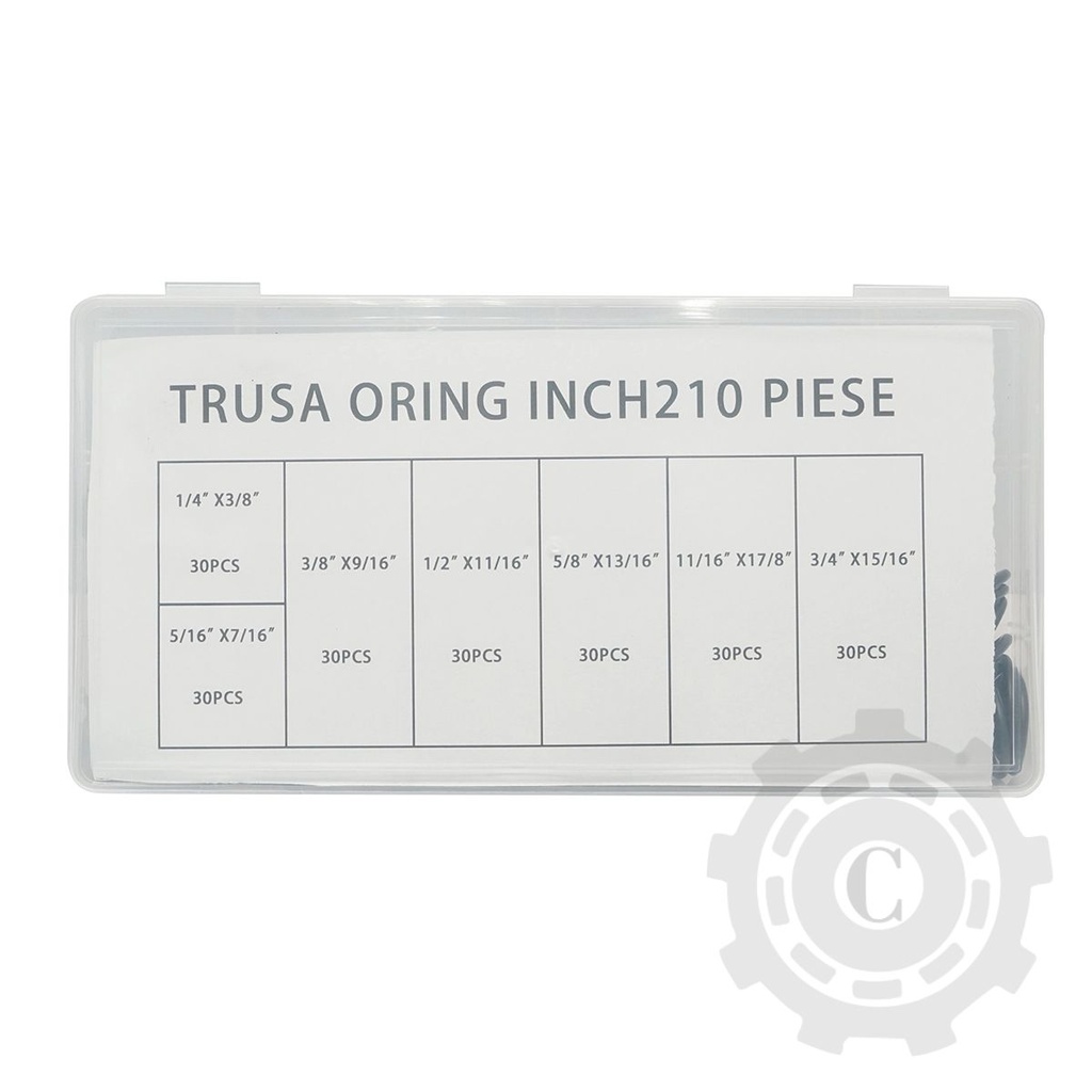 TRUSA O-RING INCH 210 PIESE