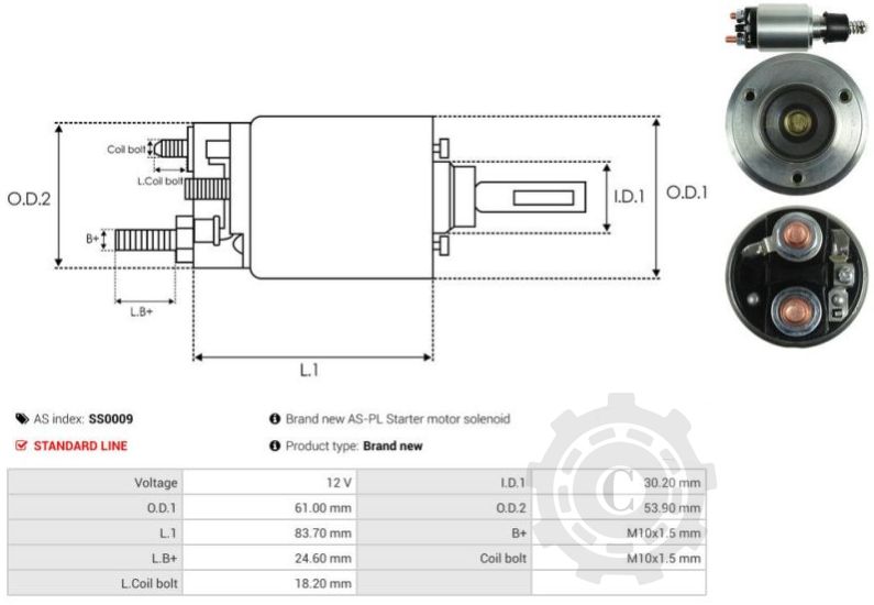 SOLENOID SS0009(BOSCH)