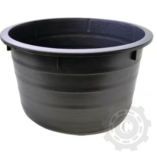 VAS PLASTIC NEGRU 90L GRIPLINE