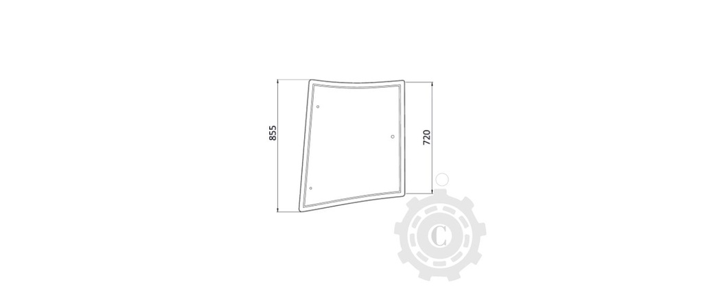 Geam lateral spate dreapta MF8480