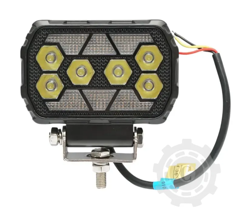 Proiector dreptunghiular LED cu DRL 9-36V, 28W
