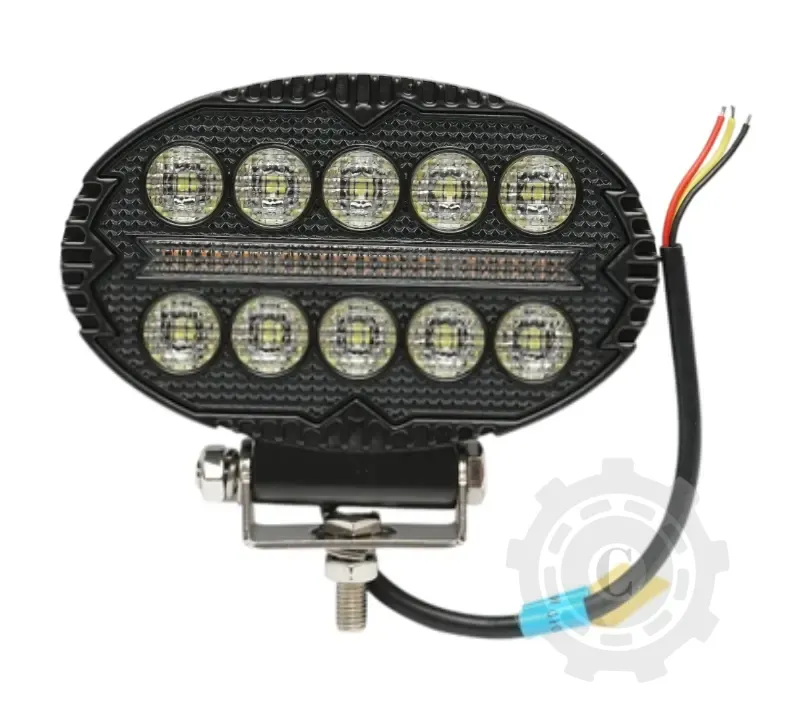 Proiector oval LED cu DRL 9-36V, 22W