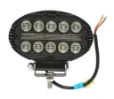 Proiector oval LED cu DRL 9-36V, 22W