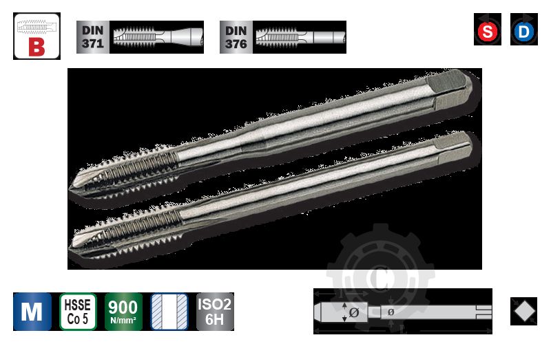 TAROD UNIV.Mf,B,DR,HSS-E M24X1.5