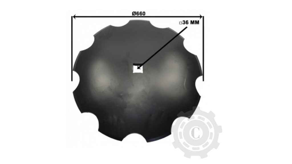 TALER DISC CRESTAT 510X5MM P30 GB