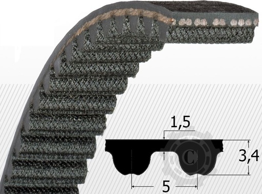 [CP062773] CUREA HTD 5M 720 20MM