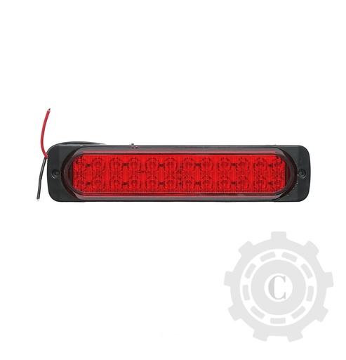 [CP068378] LAMPA LATERALA GABARIT SLIM ROSU 12-24V
