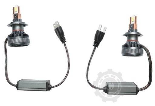 [CP080581] SET 2 BECURI LED H7 12-36V 60W LUMINA ALB RECE