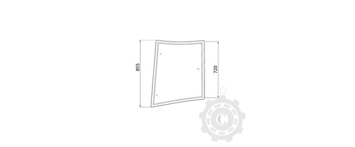 [CP080590] Geam lateral spate dreapta MF8480