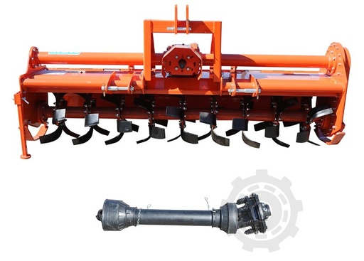 [CP084334] Freza agricola cu latimea de lucru 220cm, 54 cutite, prindere in 3 puncte, cardan cu ambreiaj inclus Baisan