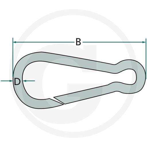 [CP302430] Carlig carabina 8MM