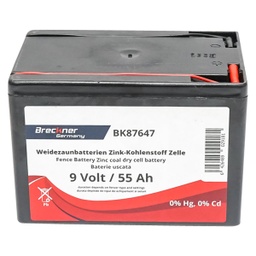 [CP020151] Baterie uscata (nereincarcabila) 9V 55Ah pentru gard electric Breckner Germany
