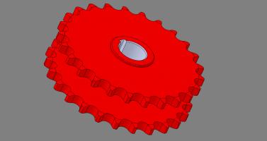 [CP018878] PINION DUBLU 2 Z25/19.05 D30 72-0577 ZMAJ