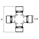 070610041 CRUCE CARDANICA DIAMETRU 38x112MM L22