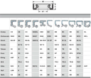 608510CCP001 GARNITURA DE ETANSARE ARBORE 60x85x10