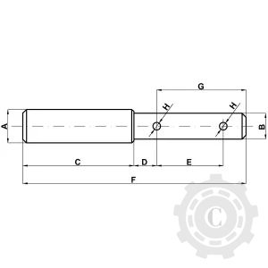 Z325168HKR BOLT 19/25MMCAT. 1/2