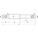 Z325220KR BOLT TIRANT CENTRAL 25X32X25MM