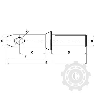 Z428145KR BOLT TIRANT28X137MM
