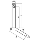 Z525130KR BOLT CU MANER 25X130MM