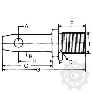Z722035KR BOLT STABILIZATOR 22X94MM