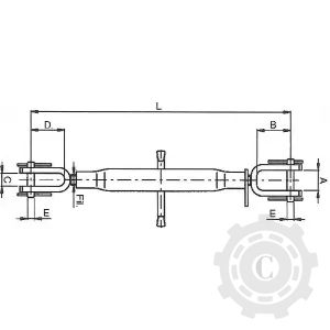Z827500GP TIRANT LATERAL 500-650MM