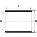 ZB141620DIN BUCSA LAGAR DE ALUNECARE