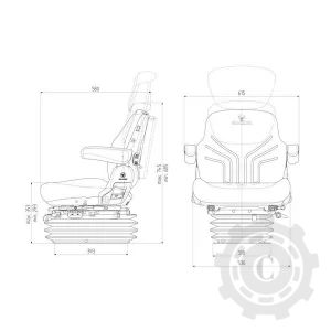 SCAUN GRAMMER SG95G/721