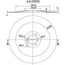TALER DISC NETED 300x3,0MM