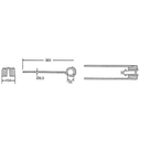 DINTE GREBLA ROTATIVA 383X104X9.5 PT POTTINGER