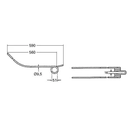 DINTE GREBLA ROTATIVA 590X92X9.5 PT KUHN