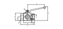 ROBINET CU BILA 3/2-L-3/4 BSP
