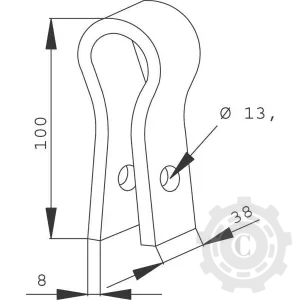 Suport tocator potrivit pt Taarup