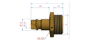 CUPLA AER TATA 1/2” BSP