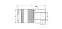 CUPLAJ RAPID CU FILET INTERIOR BSP 1/4"