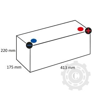 BATERIE 12V 110AH 850A