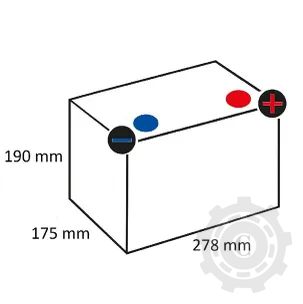 BATERIE 12V 74AH 680A
