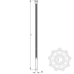 COLIER PLASTIC 4,8x430MM(100BUC/SET)