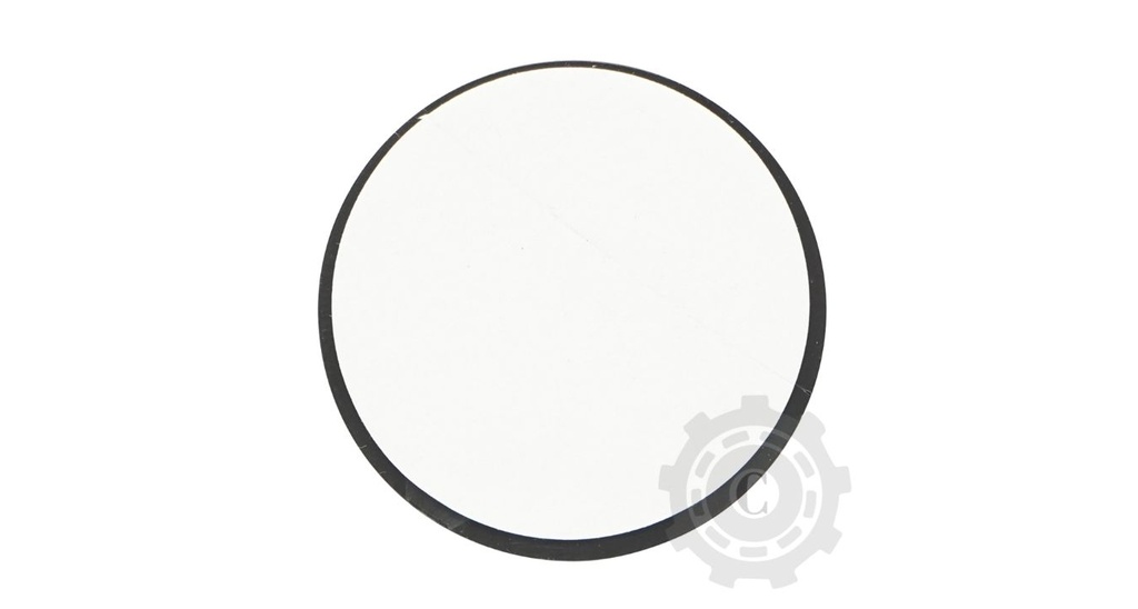 Reflectorizant rotund 60mm galben lateral