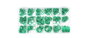 TRUSA O-RING VERDE 270PCS