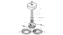 50709109 Trimmer head Tap&Go TNW130 universal 130mm