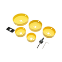 Set 5 carote circulare 64-127mm pentru rigips, lemn, PVC