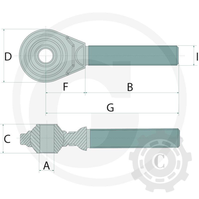 SURUB TIRANT M27x3 DREAPTA
