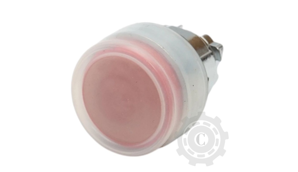 Cap buton comanda rosu cu capac de protectie Ø 22mm
