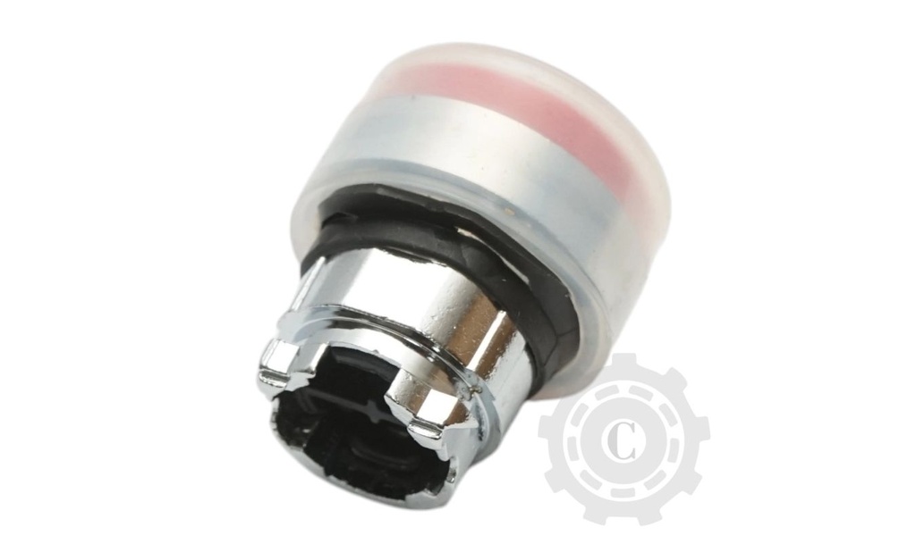 Cap buton comanda rosu cu capac de protectie Ø 22mm