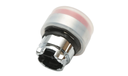 Cap buton comanda rosu cu capac de protectie Ø 22mm