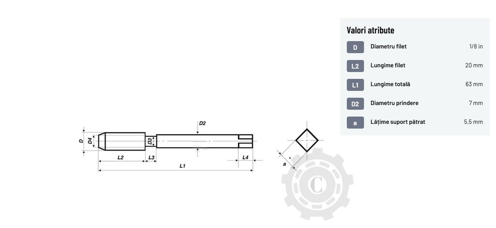 SET 2 TAROZI 1/8" BSP