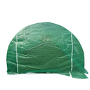 Solar de gradina 1000x400x230cm cu sistem irigare, folie verde PE cu plasa 180g/mp UV, 20 ferestre, 2 usi, teava otel galvanizat 25mm