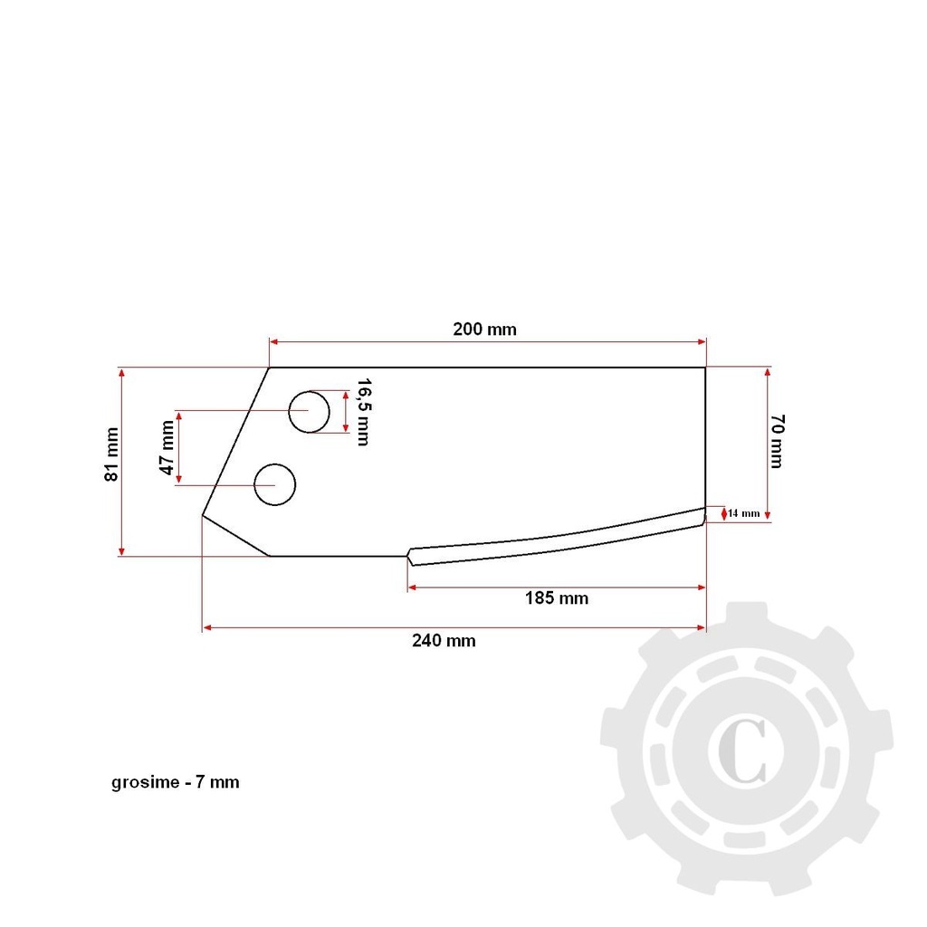 CUTIT FREZA POLONEZA AKPIL BT37R DR