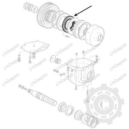 DISC FRICTIUNE 30/317-1